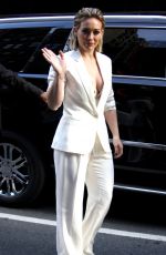 HILARY DUFF Arrives at Today Show in New York 01/12/2016