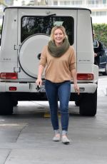 HILARY DUFF at a Gat Station in Beverly Hills 01/09/2016