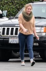HILARY DUFF at a Gat Station in Beverly Hills 01/09/2016