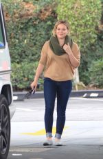 HILARY DUFF at a Gat Station in Beverly Hills 01/09/2016