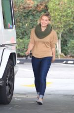 HILARY DUFF at a Gat Station in Beverly Hills 01/09/2016