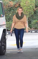 HILARY DUFF at a Gat Station in Beverly Hills 01/09/2016