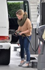 HILARY DUFF at a Gat Station in Beverly Hills 01/09/2016