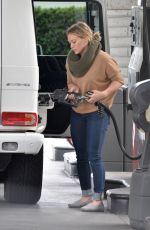 HILARY DUFF at a Gat Station in Beverly Hills 01/09/2016