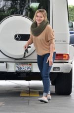 HILARY DUFF at a Gat Station in Beverly Hills 01/09/2016