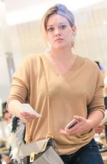 HILARY DUFF at Barney