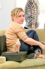 HILARY DUFF at Barney
