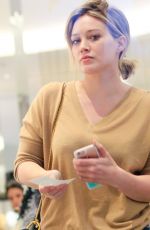 HILARY DUFF at Barney