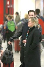 HILARY DUFF at LAX Airport in Los Angeles 01/15/2016