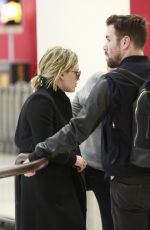 HILARY DUFF at LAX Airport in Los Angeles 01/15/2016