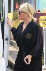 HILARY DUFF at Nine Zero One Salon in West Hollywood 01/20/2016