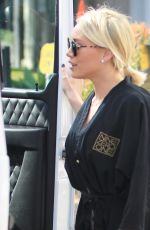 HILARY DUFF at Nine Zero One Salon in West Hollywood 01/20/2016