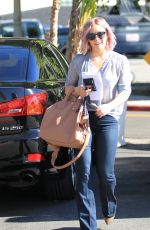 HILARY DUFF in Jeans Out in Beverly Hills 01/21/2016