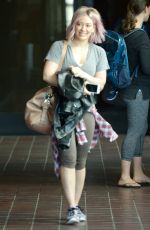 HILARY DUFF Leaves a Gym in Los Angeles 01/22/2016
