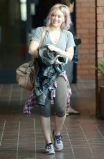 HILARY DUFF Leaves a Gym in Los Angeles 01/22/2016