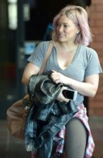 HILARY DUFF Leaves a Gym in Los Angeles 01/22/2016