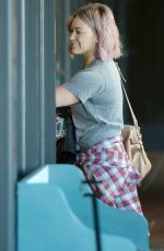 HILARY DUFF Leaves a Gym in Los Angeles 01/22/2016