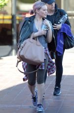 HILARY DUFF Leaves a Gym in Los Angeles 01/22/2016