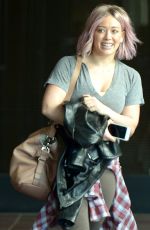 HILARY DUFF Leaves a Gym in Los Angeles 01/22/2016