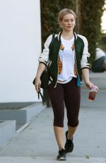 HILARY DUFF Leaves a Gym in West Hollywood 01/29/2016
