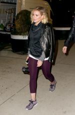 HILARY DUFF Night Out in New York 01/14/2016