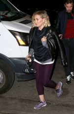 HILARY DUFF Night Out in New York 01/14/2016