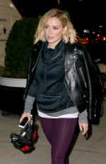 HILARY DUFF Night Out in New York 01/14/2016