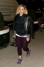 HILARY DUFF Night Out in New York 01/14/2016