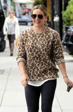 HILARY DUFF Out and About in Beverly Hills 01/19/2016