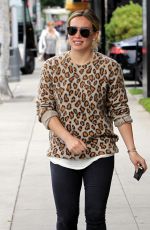 HILARY DUFF Out and About in Beverly Hills 01/19/2016