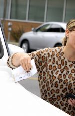 HILARY DUFF Out and About in Beverly Hills 01/19/2016