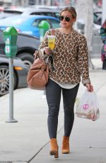 HILARY DUFF Out and About in Beverly Hills 01/19/2016