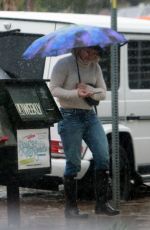 HILARY DUFF Out on a Rainy Day in Los Angeles 01/05/2016