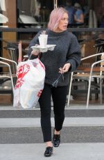 HILARY DUFF Out Shopping in Beverly Hills 01/22/2016
