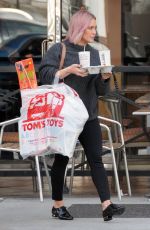 HILARY DUFF Out Shopping in Beverly Hills 01/22/2016