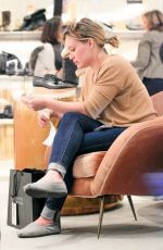 HILARY DUFF Shopping in Beverly Hills 09/01/2016