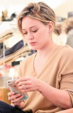 HILARY DUFF Shopping in Beverly Hills 09/01/2016