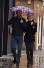 HOLLY BRANSON Out and About in London 01/22/2016