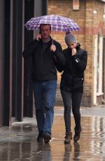 HOLLY BRANSON Out and About in London 01/22/2016