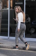 HOLLY HAGAN Leaves Her Hotel in London 01/09/2016