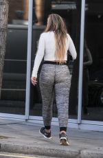 HOLLY HAGAN Leaves Her Hotel in London 01/09/2016