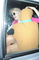 PIXIE LOTT at Cartoon-themed Party Celebrating Her 25th Birthday in London 01/12/2016