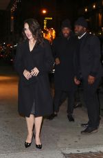 WINONA RYDER Night Out in New York 01/18/2016
