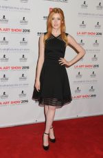 KATHERINE MCNAMARA at LA Art Show and Los Angeles Fine Art Show’s 2016 Opening Night Premiere Party 01/27/2016
