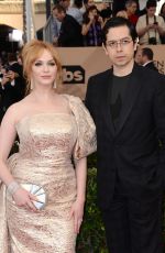 CHRISTINA HENDRICKS at Screen Actors Guild Awards 2016 in Los Angeles 01/30/2016
