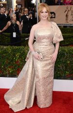 CHRISTINA HENDRICKS at Screen Actors Guild Awards 2016 in Los Angeles 01/30/2016