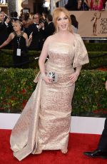 CHRISTINA HENDRICKS at Screen Actors Guild Awards 2016 in Los Angeles 01/30/2016