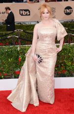 CHRISTINA HENDRICKS at Screen Actors Guild Awards 2016 in Los Angeles 01/30/2016