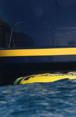 KENDALL JENNER in Bikini on the Yacht in St. Barts 01/01/2016