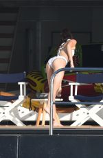 KENDALL JENNER in Bikini on the Yacht in St. Barts 01/01/2016